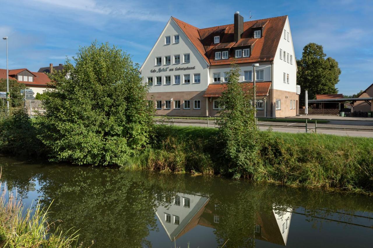 Hotel Am Ludwigskanal Wendelstein Esterno foto